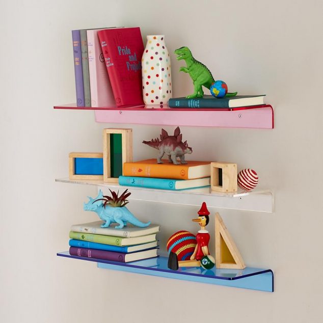 15 Ways to Mesmerize the Walls In The House With Amazing Wall Rack Ideas kids rooms decor 01 634x634 15 Ways to Mesmerize the Walls In The House With Amazing Wall Rack Ideas