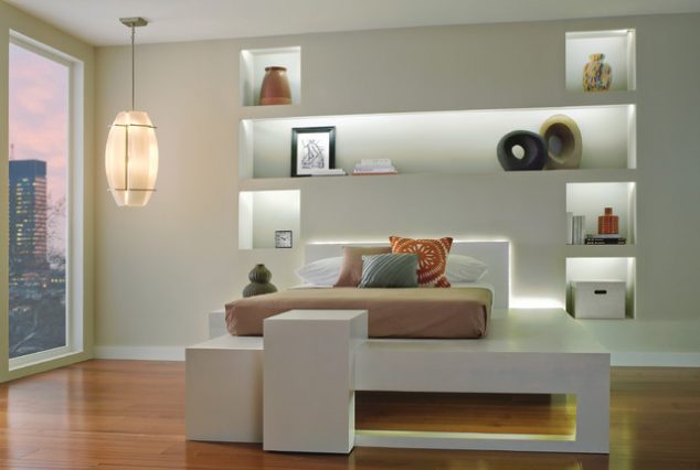 modern pendant lighting 634x426 16 Functional and Stylish Shelves Design That Will Grab Your Attention
