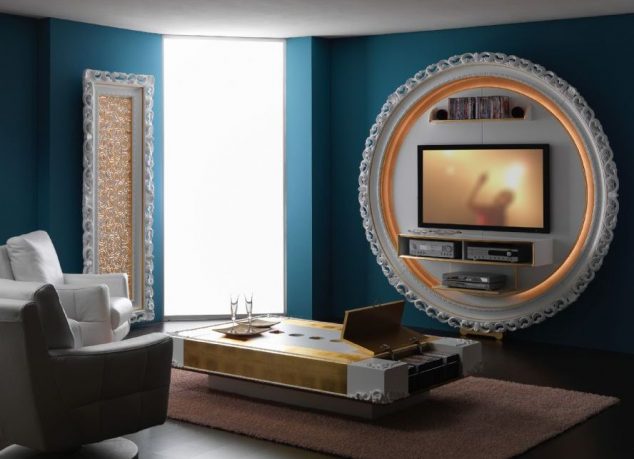 televizor v interere gostinnoy .jpg.crop display 634x459 13 Ideas About Modern TV Wall Units to Impress You