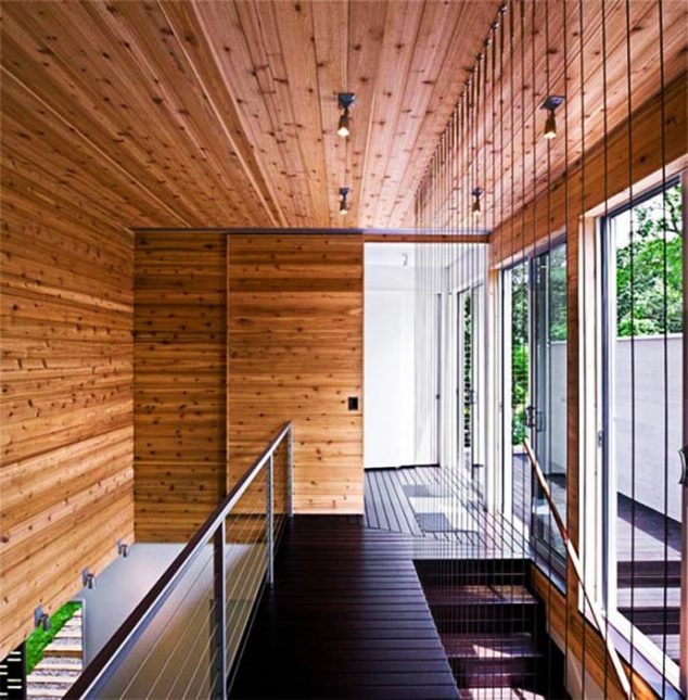 wood walls designrulz 30 634x645 15 Vivid Ways to Decor the Interior Walls With Wooden Art Design