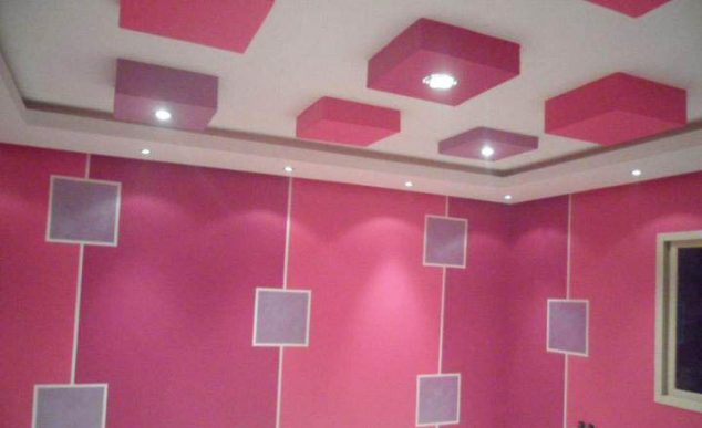 12 1 634x387 13 Pink Gypsum Board Design for Girl Kids Room That Looks Impressive