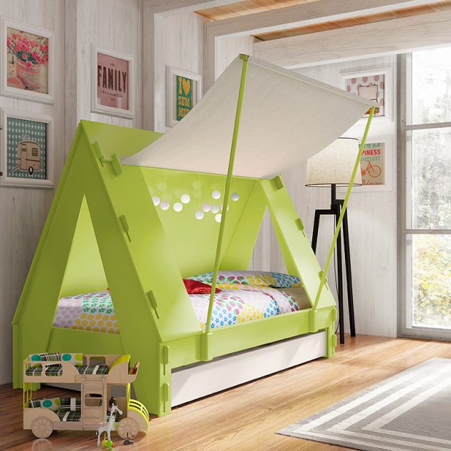 71a73fd246a26c97755133e95899cf6a.mathybybols mood zeltbett 634x634 12 Awesome Kids Storage Bed That Will Make an Impression