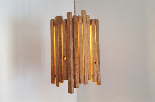 Fun DIY Wood lamp 1 634x418 13 Creative DIY Lamp of Wood To Dream For
