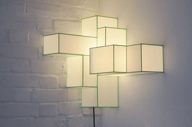 14 Mind boggling Corner Wall Designs Greenshade Wireshades Designer Lamps by Marc Trotereau 1 634x421 14 Mind boggling Corner Wall Designs