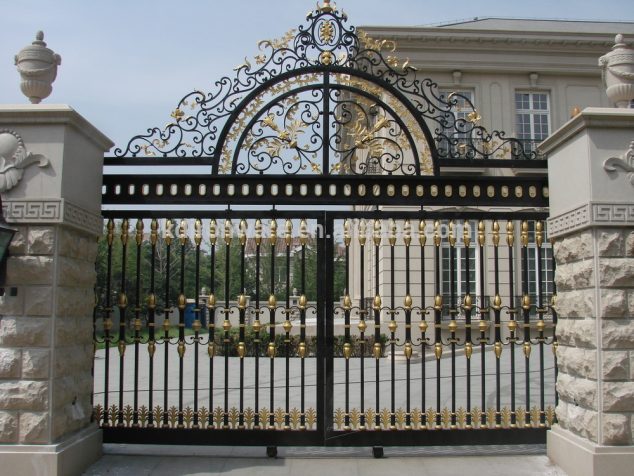 12 Modern Gate Design For Elegant Addition In Your Home HTB1uXSlIFXXXXa apXXq6xXFXXXl 634x476 12 Modern Gate Design For Elegant Addition In Your Home