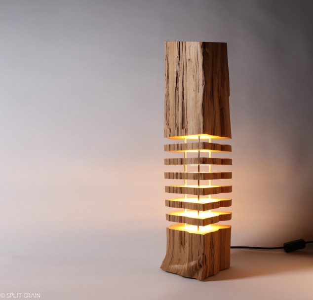 SplitGrain 05 634x608 14 Unbelievably Great Wooden Lamp Design That Are Handmade