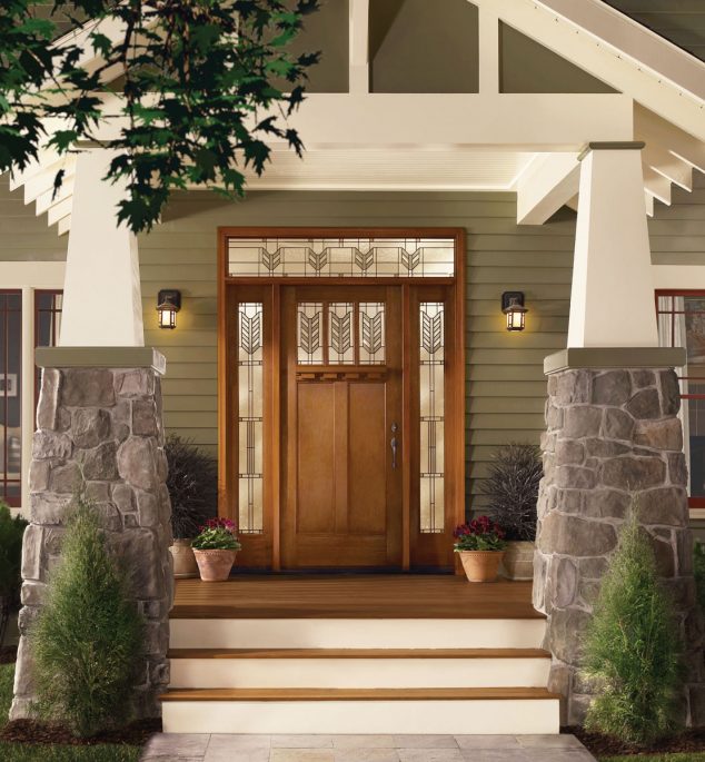 18 Modern Front Door That Will Leave You Speechless WoodDoor 634x685 18 Modern Front Door That Will Leave You Speechless