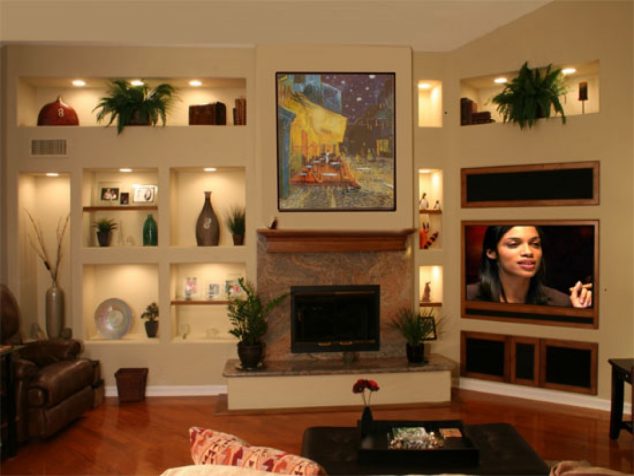 14 Breathtaking Gypsum Board And Niches For TV Wall Unit custom built wall entertainment centers drywall entertainment wall units dc7adf77b74faa20 634x476 14 Breathtaking Gypsum Board And Niches For TV Wall Unit