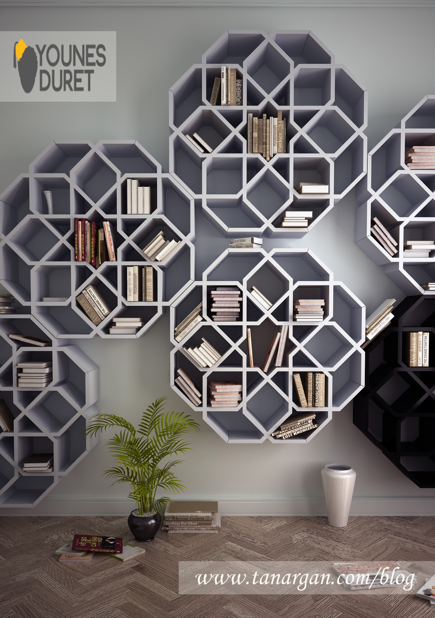 15 Lovely Wall Bookshelves to Dream All About It