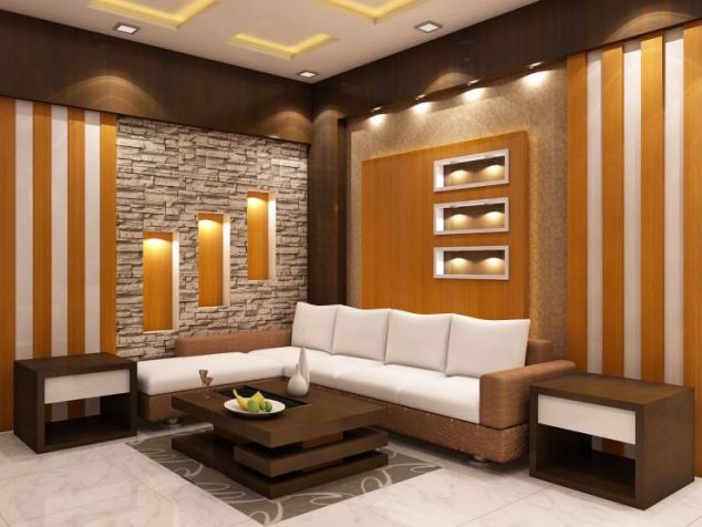 living room6 634x476 13 of The Most Stunning Illuminated Wall Niches to Enjoy Daily