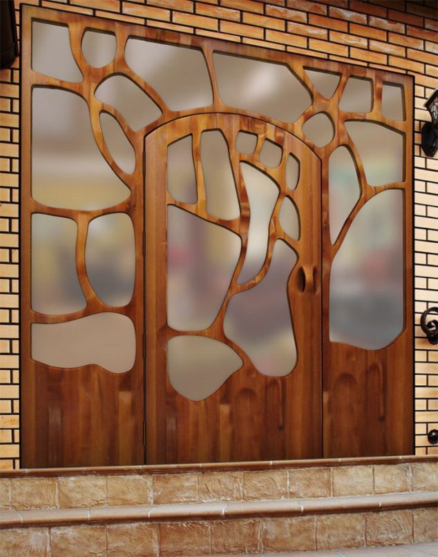 naturaleza mobiliario puertas ladrillos 634x807 18 Modern Front Door That Will Leave You Speechless
