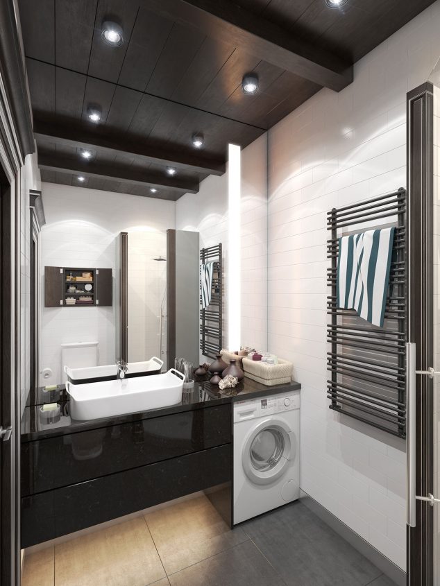 How to Live Large in a Small 40 Square Meter Apartment oformleniye kvartiry 40 kv m 16 634x845 How to Live Large in a Small 40 Square Meter Apartment