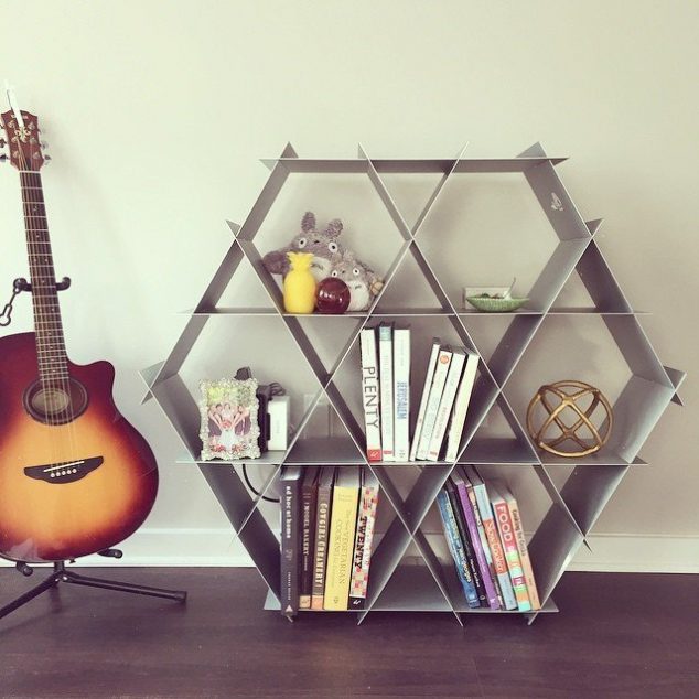 shelf9 634x634 15 Lovely Wall Bookshelves to Dream All About It