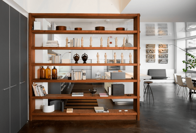 13 Brilliant Ideas About Partition Wall Design To Blow You Away wall divider 2 634x429 13 Brilliant Ideas About Partition Wall Design To Blow You Away