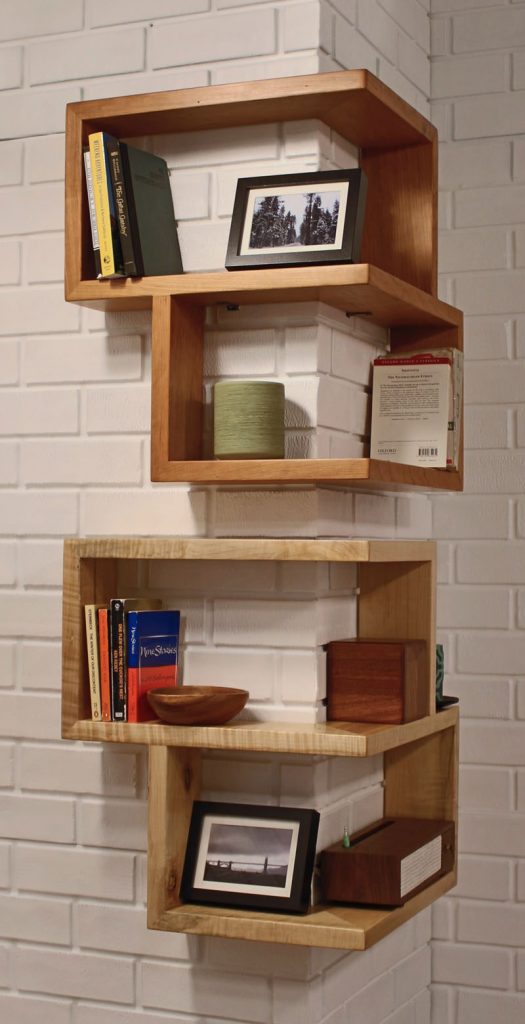 wrap around shelves 070816 02 800x1559 525x1024 14 Mind boggling Corner Wall Designs