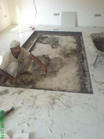 1 DIY Exciting Project For Adding Glass Flooring With Pebble in Your Perfect Home