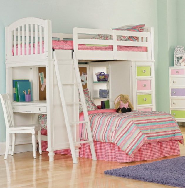 15 Multi Functional Kids Bed With Desk to Inspire Your Next Level 2 6 630x638 15 Multi Functional Kids Bed With Desk to Inspire Your Next Level