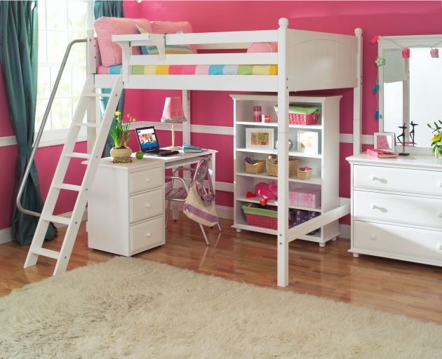 4 7 630x512 15 Multi Functional Kids Bed With Desk to Inspire Your Next Level