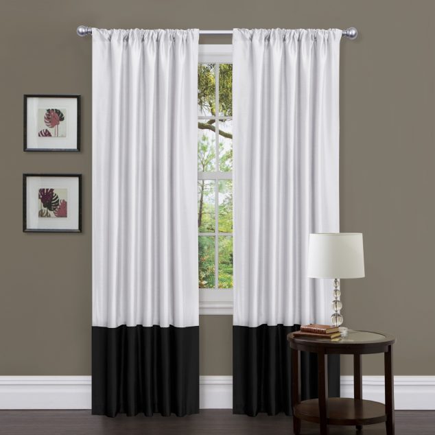 Different Style: Find 15 Beautiful Curtains Design Just Here Black And White Grommet Curtains 634x634 Different Style: Find 15 Beautiful Curtains Design Just Here