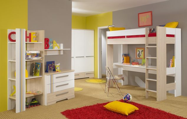 Bunk Beds Design with Stairs 634x404 15 Multi Functional Kids Bed With Desk to Inspire Your Next Level