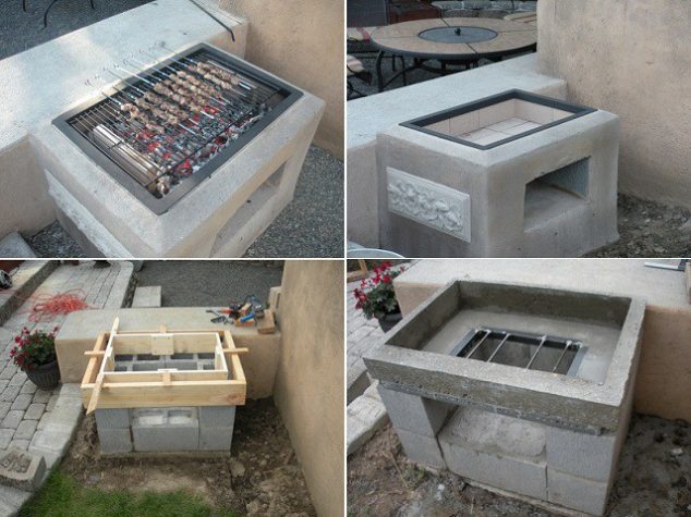 DIY AN AMAZING OPEN GRILL 634x475 DIY Cool Cement Barbecue Grill in Outdoor Space You Could Own it