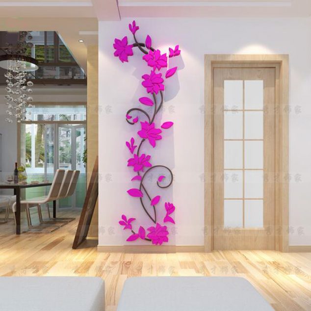 15 Fancy 3D Wall Stickers to Ruin Your Heart Free shipping New 2015 Hot Sale Modern font b Acrylic b font 3D Wall Stickers Promotion 634x634 15 Fancy 3D Wall Stickers to Ruin Your Heart