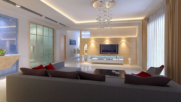Lighting Ideas for Living Room Modern 634x358 18 Marvelous LED Lights For TV Wall Units You Must See Today