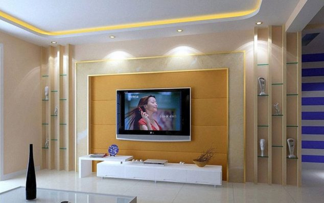 18 Marvelous LED Lights For TV Wall Units You Must See Today Living room TV wall decoration 634x397 18 Marvelous LED Lights For TV Wall Units You Must See Today