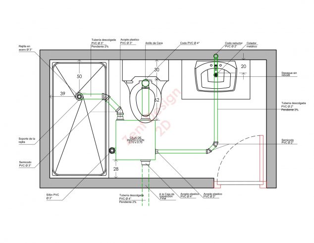 Sanitary Installation Details You May Find It Helpful 1 5 634x490 Some Helpful Details About Typical Sanitary Installation