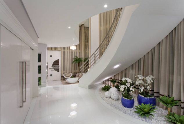 16 Awesome Under the Stairs Garden to Inspire You casa fachada moderna andar sala cozinha quarto lavabo suite cores claras decor salteado 8 634x427 16 Awesome Under the Stairs Garden to Inspire You