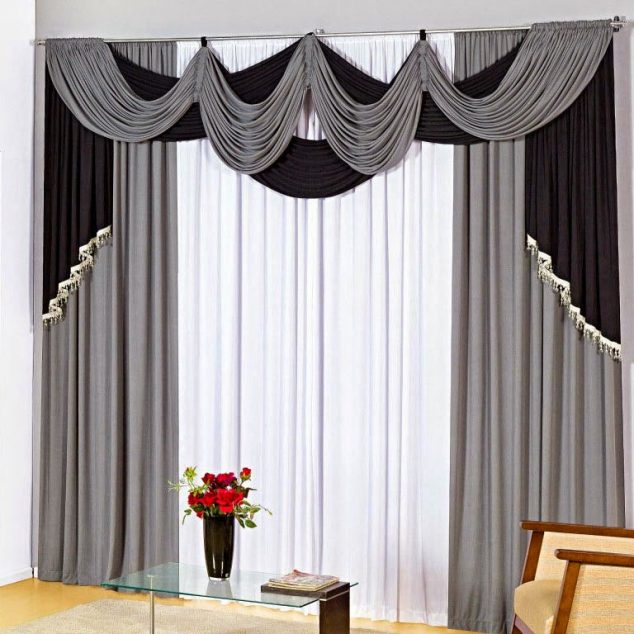 cortinas salas1 634x634 Different Style: Find 15 Beautiful Curtains Design Just Here
