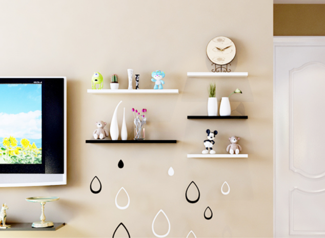 15 Marvelous Wall Racks Ideas for Living Room Will Fascinate You ke ti vi treo tuong 4 634x465 15 Marvelous Wall Racks Ideas for Living Room Will Fascinate You