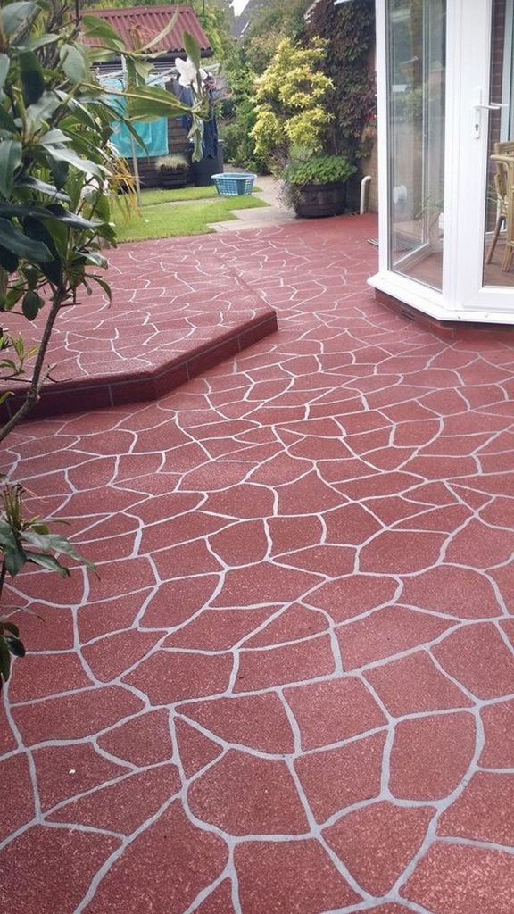 kk.dorset208800 576x1024 DIY Stunning Driveway Made of Painted Concrete Stone Stencil