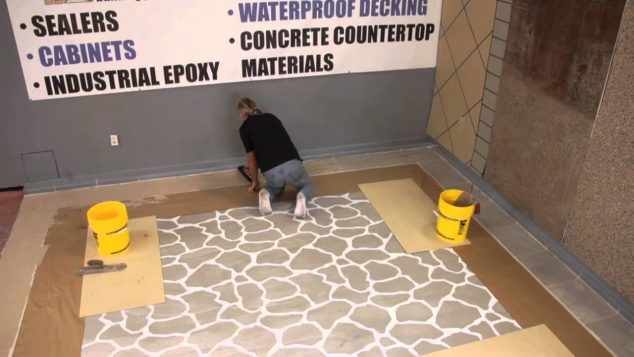 DIY Stunning Driveway Made of Painted Concrete Stone Stencil maxresdefault 2 634x357 DIY Stunning Driveway Made of Painted Concrete Stone Stencil