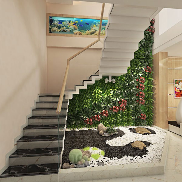 noi that nha pho1 16 Awesome Under the Stairs Garden to Inspire You