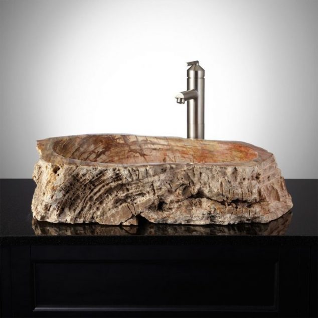 wonderful wooden sinks for a warm look of your bathroom 6 634x634 15 Wooden Sink That are Eye Catcher in Every Bathroom