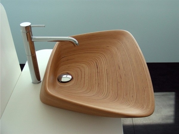 wooden sink 15 Wooden Sink That are Eye Catcher in Every Bathroom