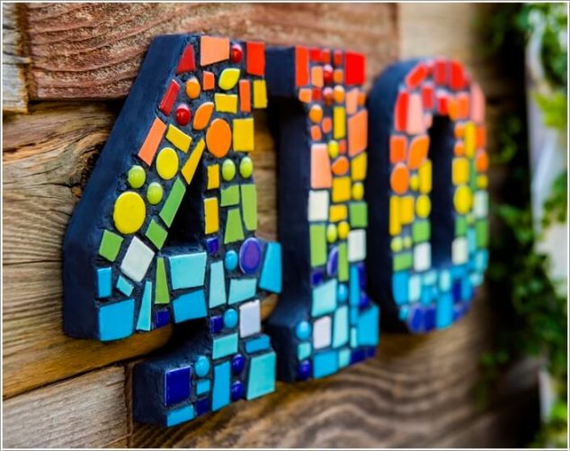 13 cheerful rainbow decor ideas for your homes outdoor 10 634x501 15 DIY Ideas About Mosaic Decor that Put a Spin on What Modern Means
