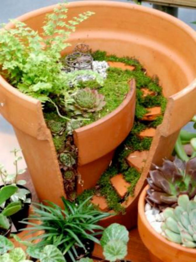 1506427 980x 634x846 BUILD IT, dont buy it: DIY Broken Pot Fairy Garden