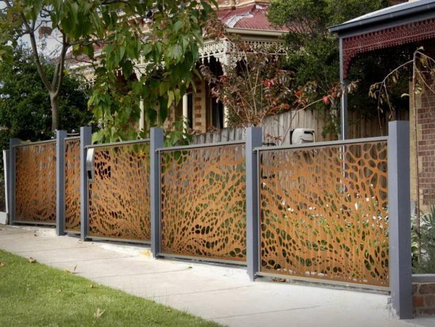 21 Totally Cool Home Fence Design Ideas 5 634x476 15 Privacy Gate Design That Are Totally Awesome