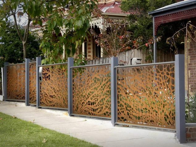 15 Privacy Gate Design That Are Totally Awesome 21 Totally Cool Home Fence Design Ideas 5 634x476 15 Privacy Gate Design That Are Totally Awesome