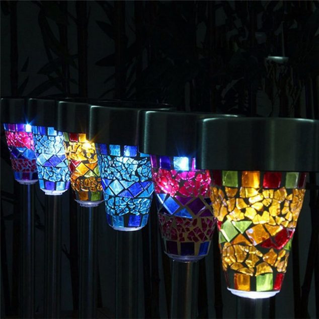 15 DIY Ideas About Mosaic Decor that Put a Spin on What Modern Means 3pcs lot Waterproof font b Solar b font Lamps font b Mosaic b font Border Stainless 634x634 15 DIY Ideas About Mosaic Decor that Put a Spin on What Modern Means