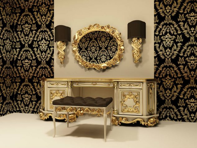 All That Glitters2 634x476 15 Luxury Golden Furniture Ideas To Make Your Day