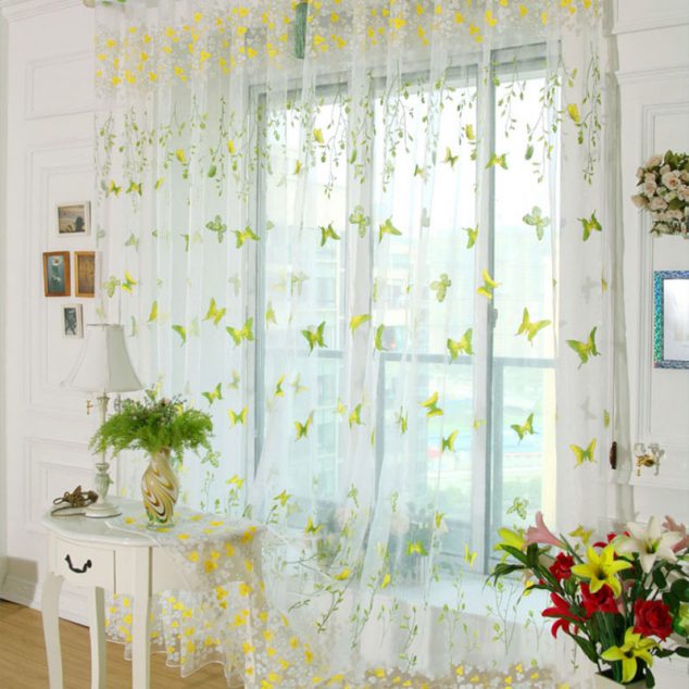 16 Marvelous Curtains That Spell Luxury in Living Room Floral window font b curtain b font font b butterfly b font for living room green 634x634 16 Marvelous Curtains That Spell Luxury in Living Room
