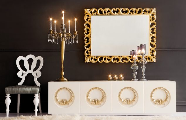 15 Luxury Golden Furniture Ideas To Make Your Day Modern Console Cabinet Dorvall3 634x409 15 Luxury Golden Furniture Ideas To Make Your Day