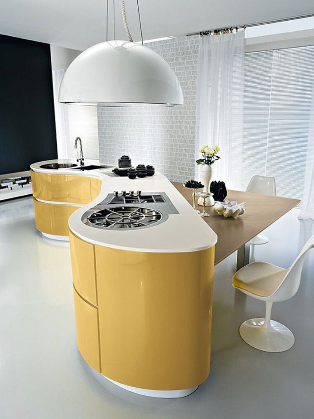 Pastel Yellow Kitchen 634x845 15 Elegant Minimalist Kitchen Design That Are Too Good to be Real