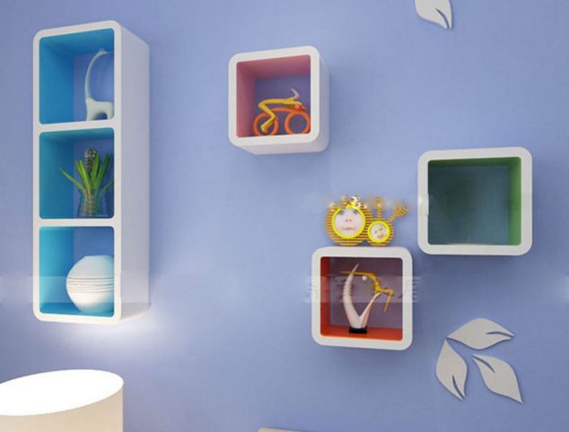 16 Exquisite Cube Floating Wall Shelves to Make You Say WOW Set Of 6 Floating Wood Wall Cubes Shelves 57 1 634x482 16 Exquisite Cube Floating Wall Shelves to Make You Say WOW