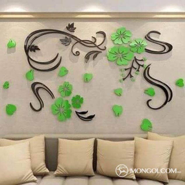 Wall Decoration 18 634x634 15 Heartwarming 3D Stickers for Exclusive House Walls