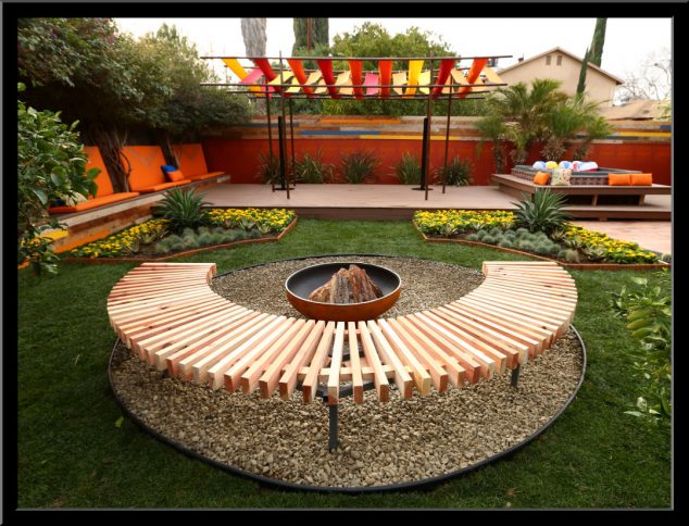 backyard design do it yourself 634x484 17 of The Most Amazing Seating Area Around the Fire pit EVER