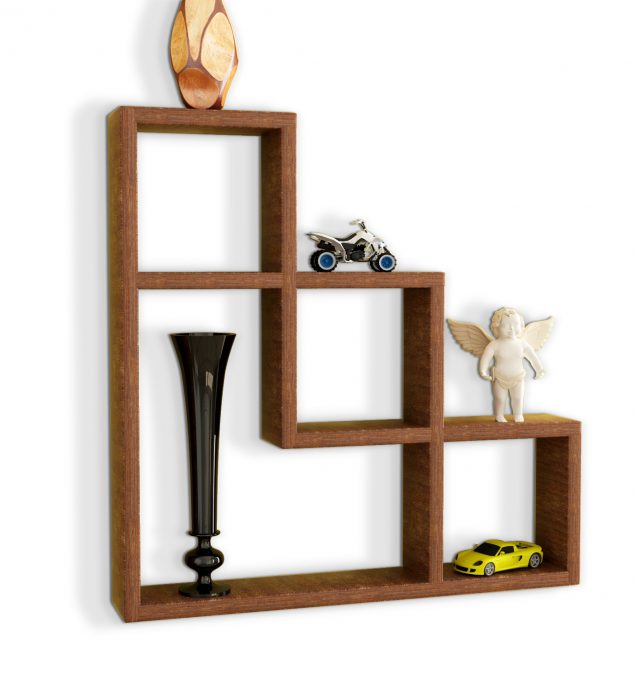 17 Awesome Wall Mounted Shelves That are Synonyms For BEAUTY home sparkle l shaped wall rack 634x679 17 Awesome Wall Mounted Shelves That are Synonyms For BEAUTY